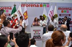 Registro de la aspirante a la candidatura por la Gubernatura Norma Rocío Nahle García