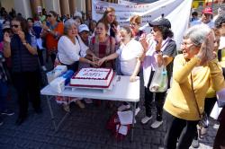 Manifestación de Jubilados y Pensionados del ISSSTE