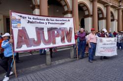 Manifestación de Jubilados y Pensionados del ISSSTE