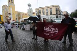 Manifestación de habitantes Las Minas