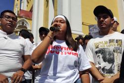 Estudiantes marchan contra la reforma al Poder Judicial de la Federación