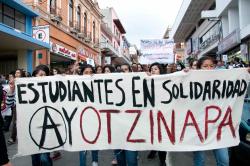 En memoria de los estudiantes normalistas de Ayotzinapa