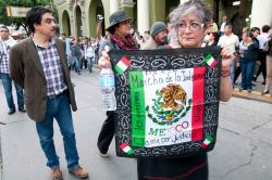 En memoria de los estudiantes normalistas de Ayotzinapa