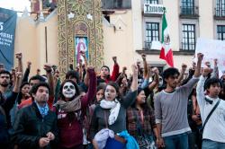 En memoria de los estudiantes normalistas de Ayotzinapa