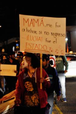 En memoria de los estudiantes normalistas de Ayotzinapa