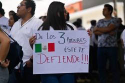 Manifestación de Trabajadores del Poder Judicial de la Federación