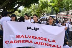 Manifestación de Trabajadores del Poder Judicial de la Federación