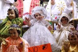 Restauración de figuras de  Niño Dios , oficio que se mantiene por generaciones