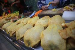 Tamales, carne y pollo