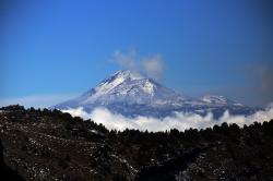 Se registra la cuarta nevada en el Cofre de Perote