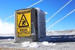 Se registra la cuarta nevada en el Cofre de Perote