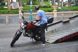 Operativo Motocicletas mal estacionada