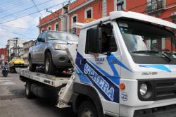 Operativos de grúas en Xalapa