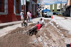 Calles pavimentación