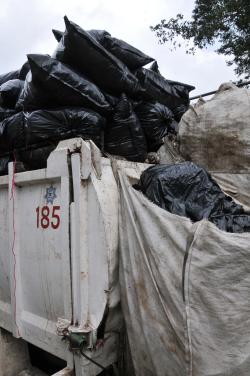 Camiones recolectores de basura o limpia pública